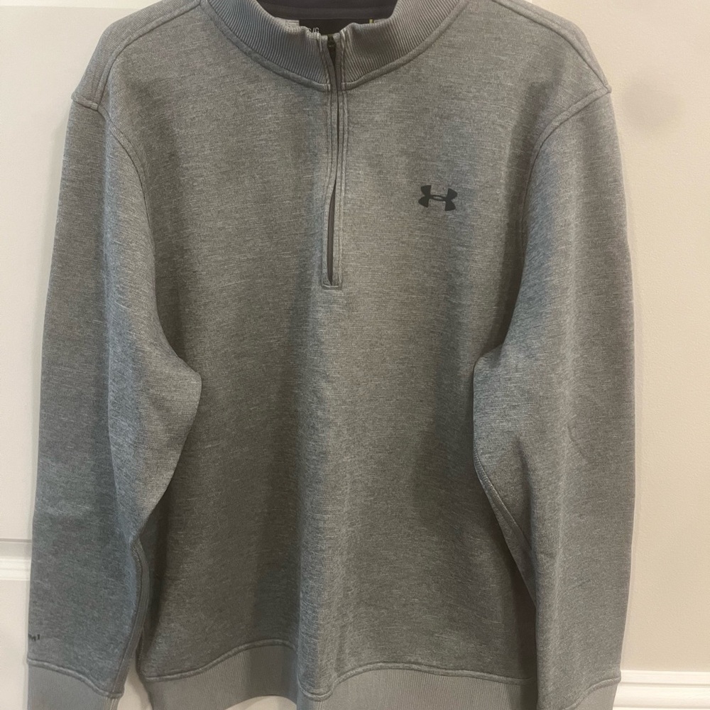 Under Armour Men's Gray Zip-Up Sweater